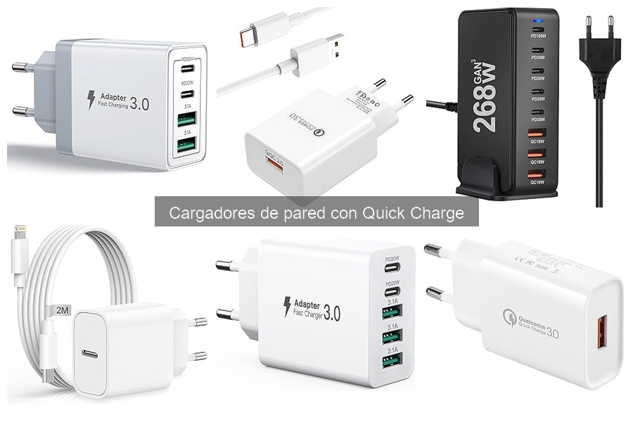 Dónde comprar cargadores de pared con Quick Charge