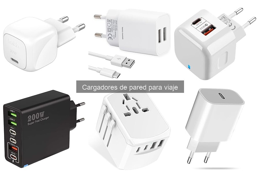 Dónde comprar cargadores de pared para viaje baratos