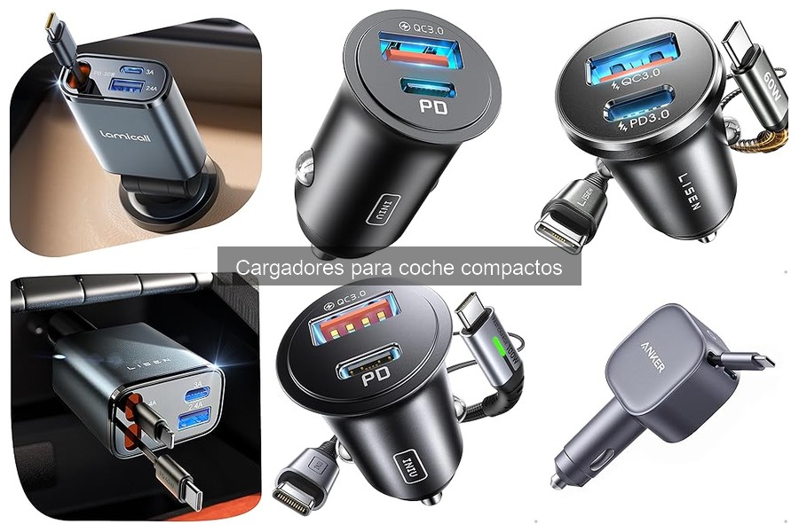 Dónde comprar cargadores para coche compactos al mejor precio