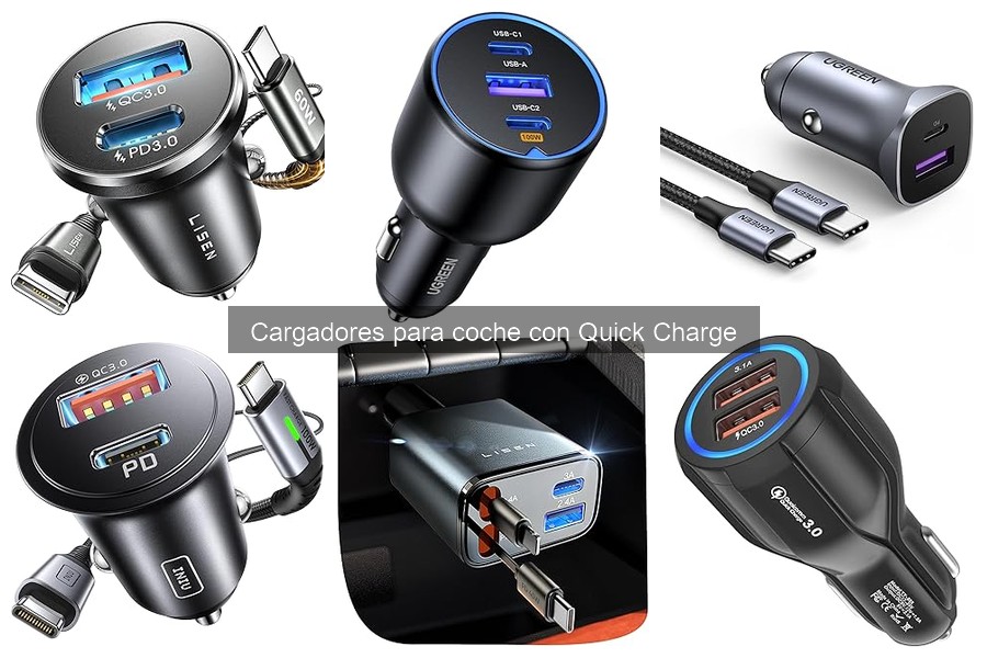 Dónde comprar cargadores para coche con Quick Charge