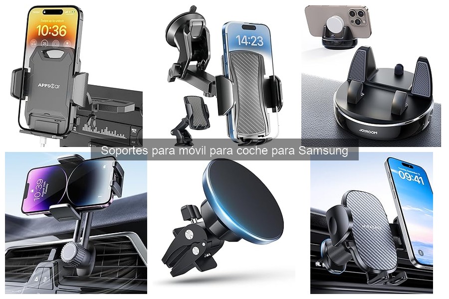 ¿Dónde comprar el mejor soporte para móvil Samsung en coche?
