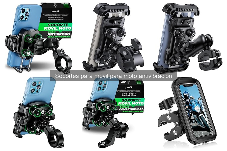 Dónde comprar soporte antivibración para móvil en moto