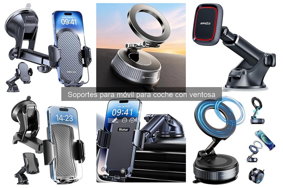 Dónde comprar soportes para móvil con ventosa para coche
