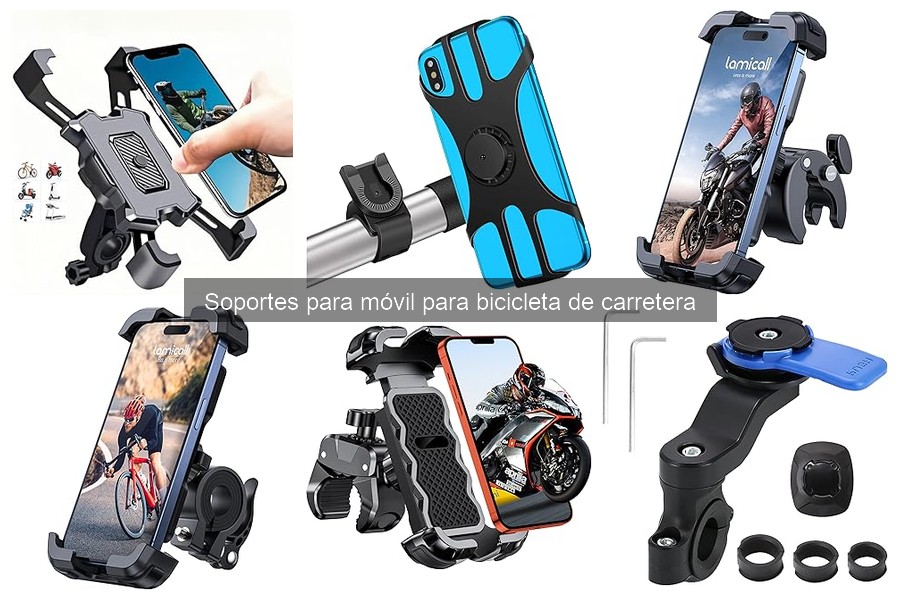 Dónde comprar soportes para móvil para bicicleta de carretera