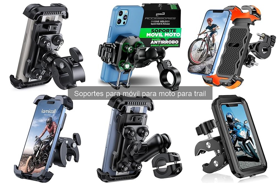 Dónde comprar soportes para móvil para moto trail
