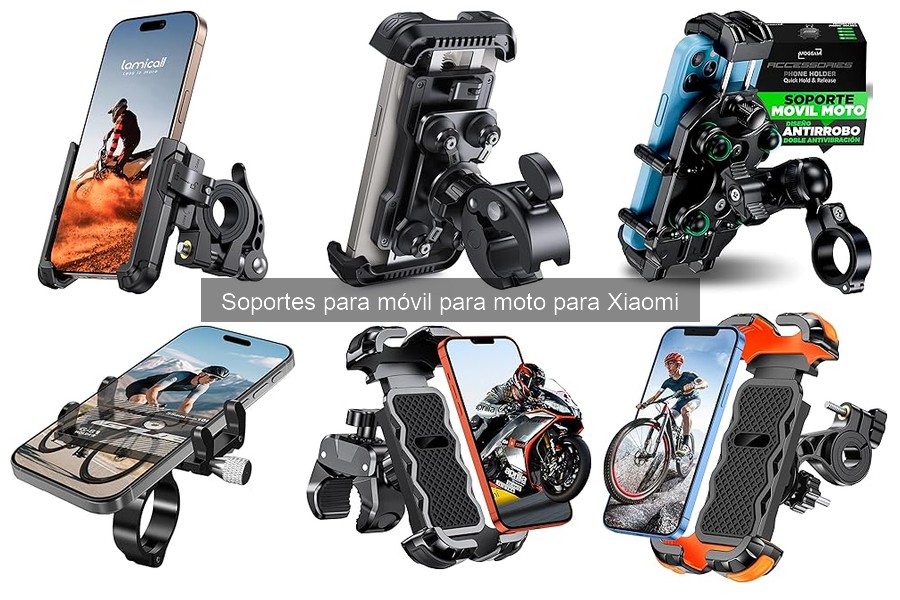 Dónde comprar soportes para móvil para moto Xiaomi: Mejores opciones