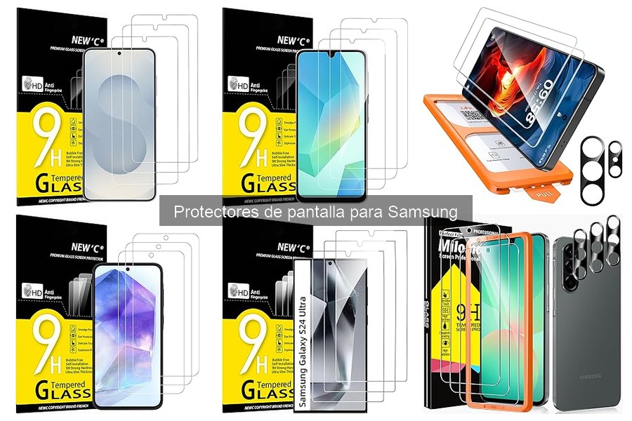 Eficacia de los protectores de pantalla para Samsung