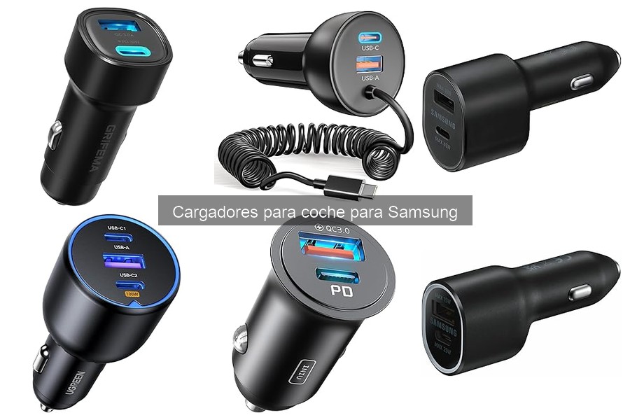 Errores comunes al elegir cargadores para coche Samsung