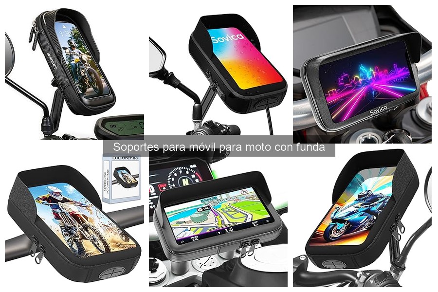 Funda vs. Soporte para móvil: ¿Qué es más importante para moto?