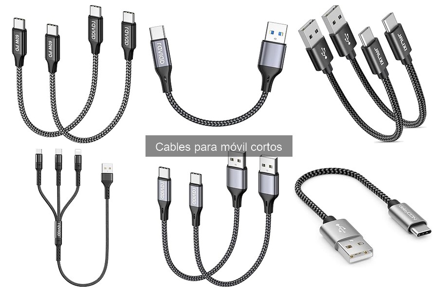 Guía de compra de cables cortos para móviles