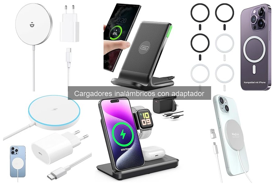 Guía de compra de cargadores inalámbricos con adaptador