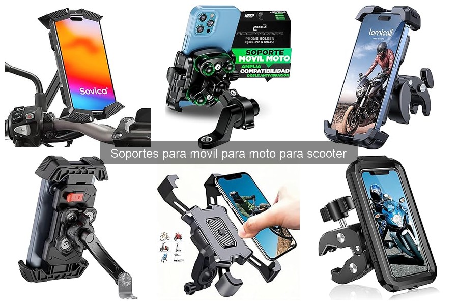 Guía de compra de soportes para móvil para moto y scooter