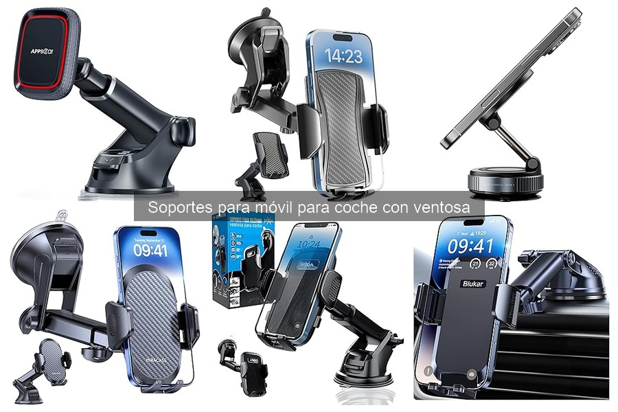Guía de compra: Soportes para móvil con ventosa para coche