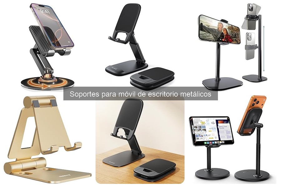 Guía de instalación de soportes metálicos para móvil