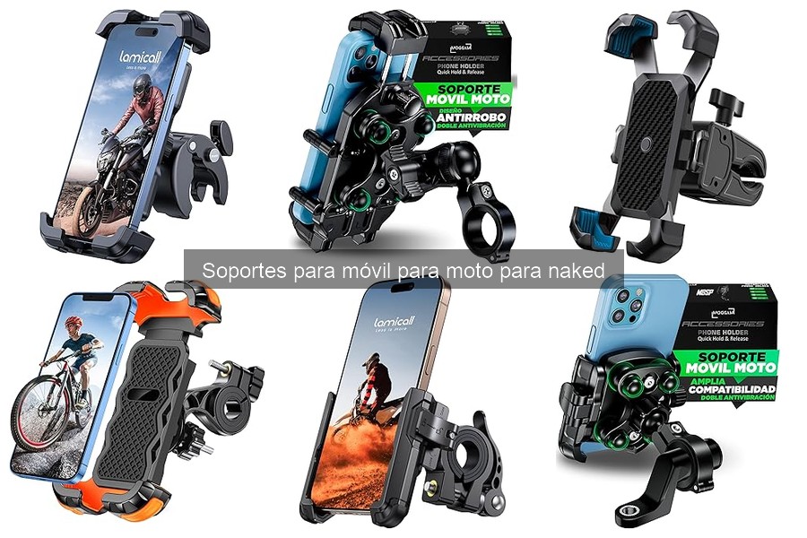 Guía de instalación de soportes para móvil en motos naked