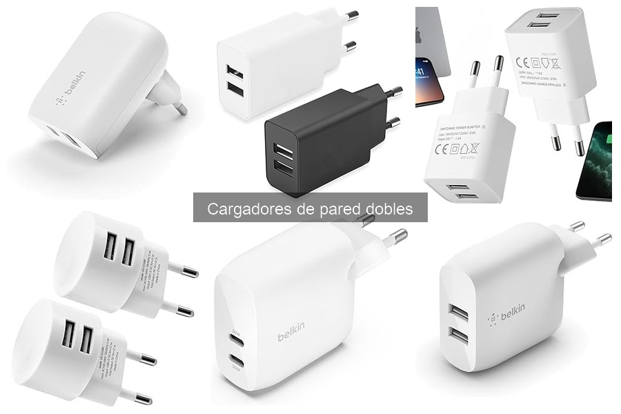 Guía de Instalación para Cargadores de Pared Dobles
