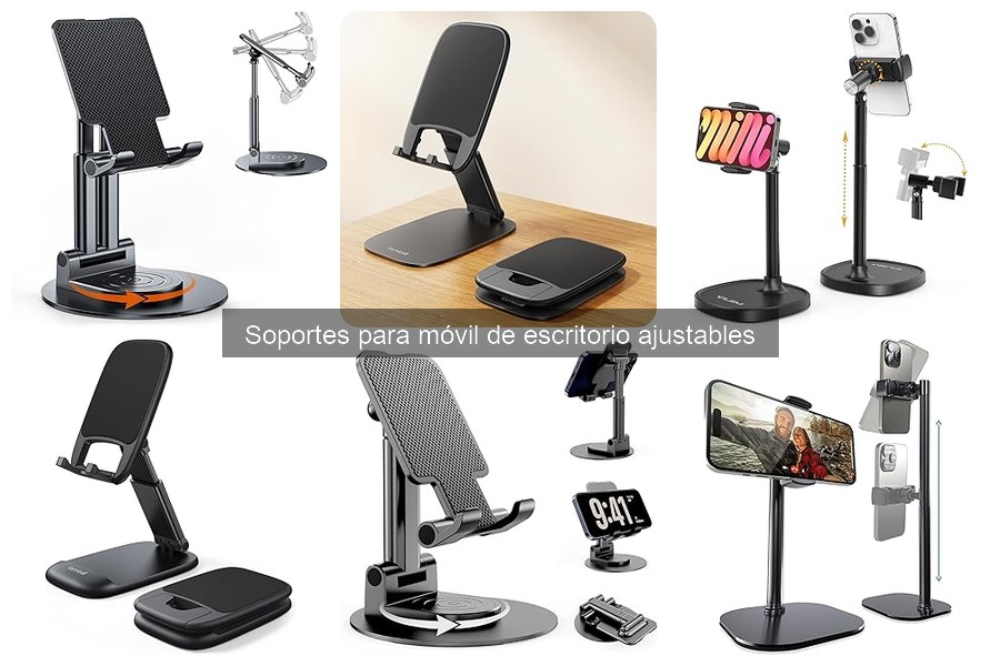 Guía de instalación y uso del soporte ajustable para móvil