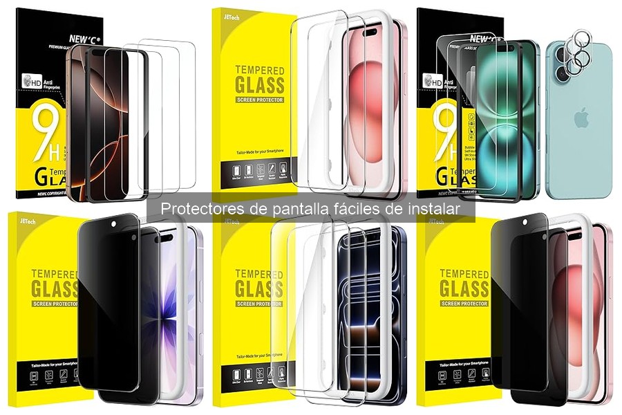 Guía fácil para instalar protectores de pantalla