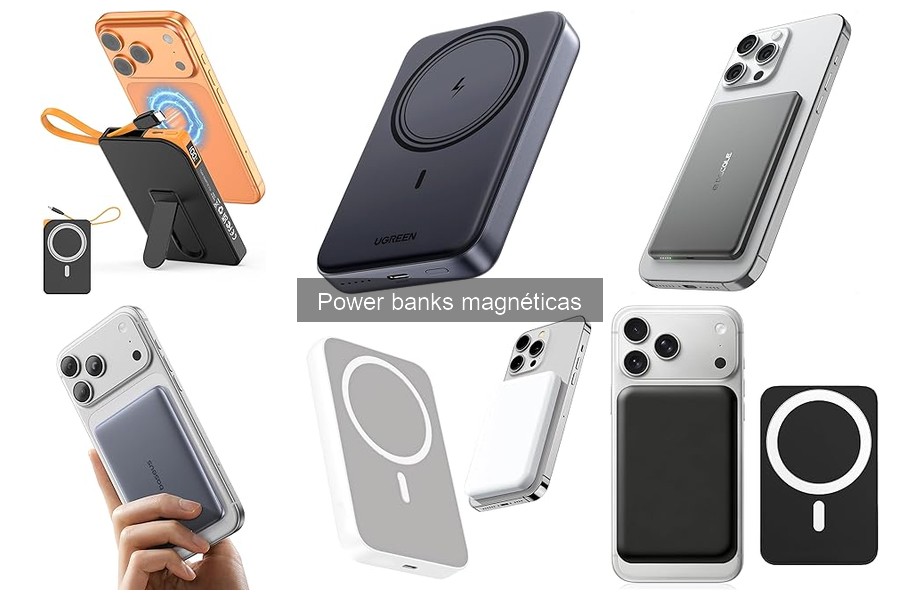 Guía para cargar dispositivos con power banks magnéticas