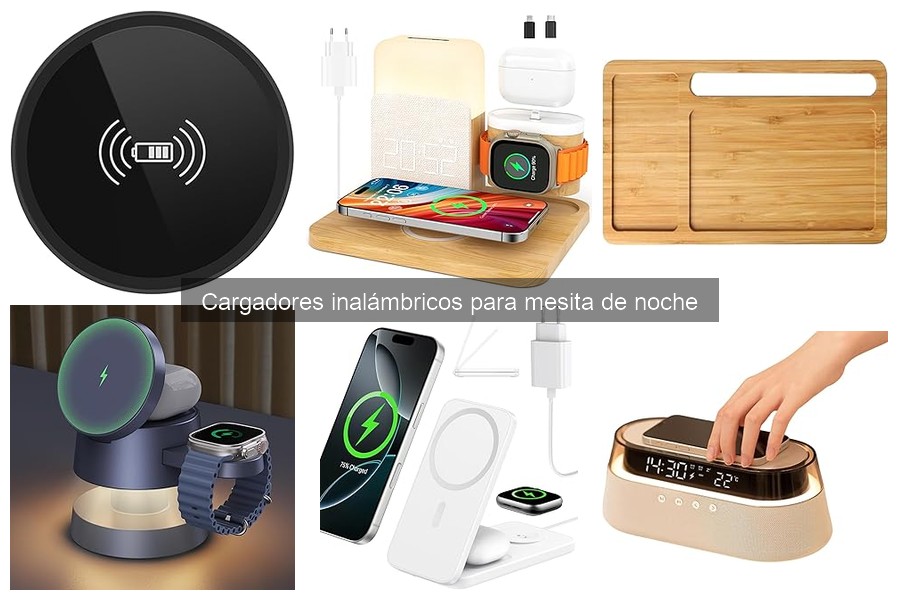Guía para elegir cargadores inalámbricos para mesita de noche