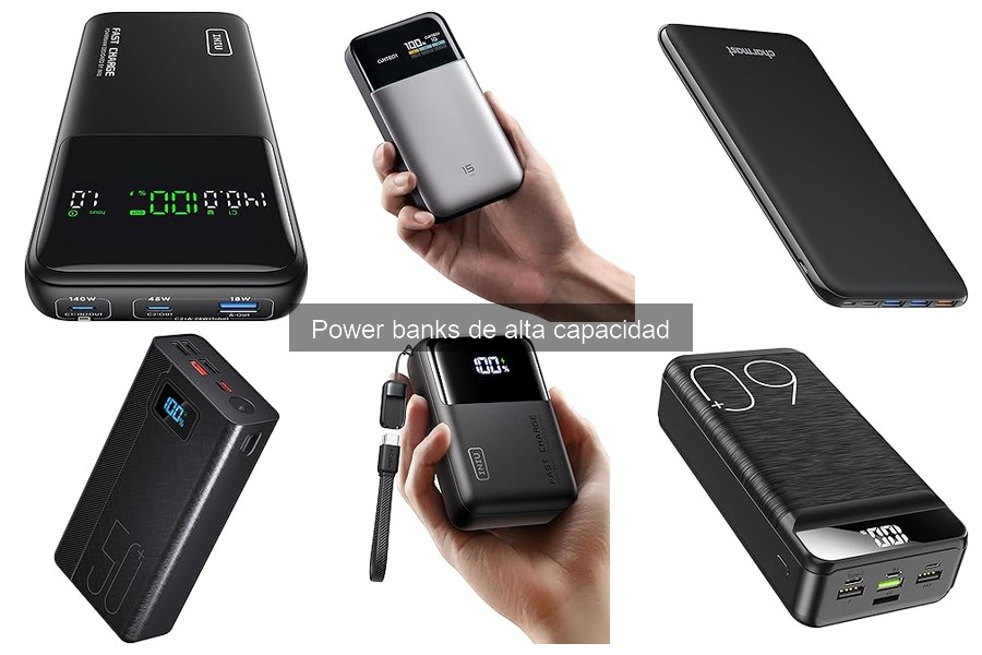Guía para elegir el mejor power bank de alta capacidad