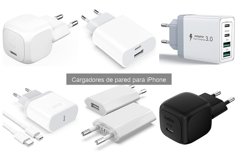Guía para elegir un cargador de pared para iPhone