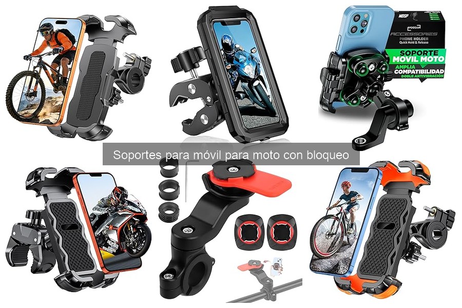 Guía sobre soportes para móvil para moto con bloqueo