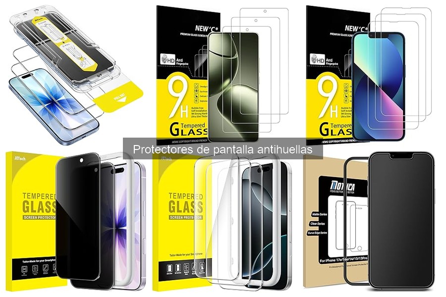Instala tu protector de pantalla antihuellas fácilmente