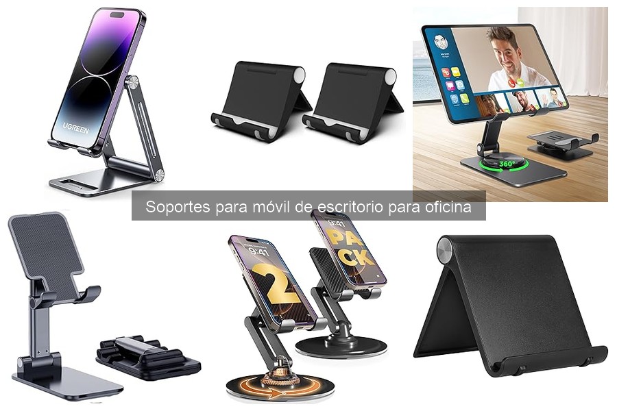 Instrucciones para instalar un soporte de móvil de escritorio