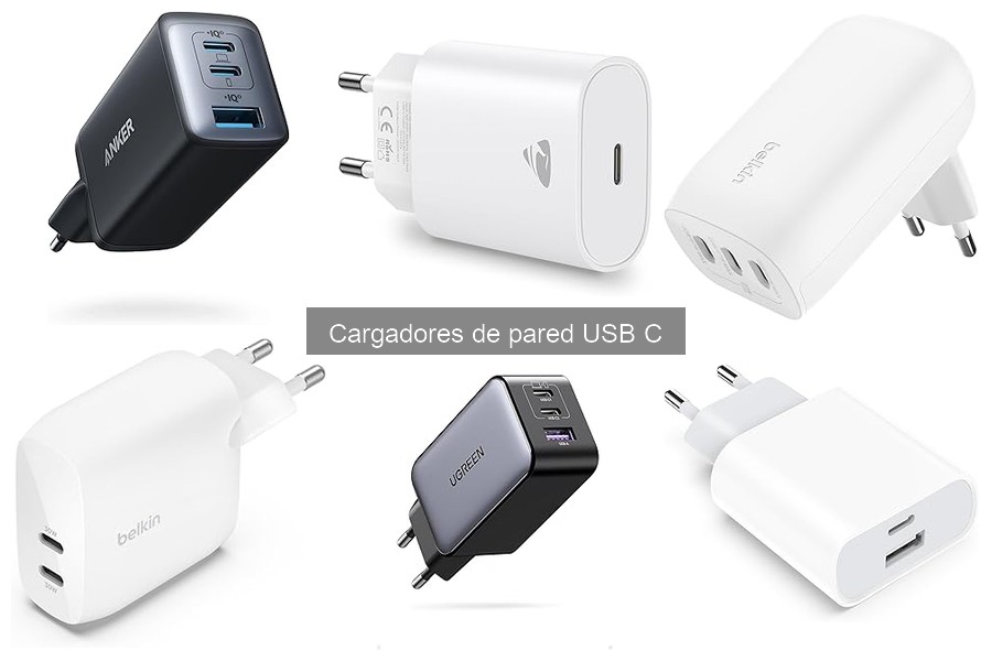 Las mejores ofertas en cargadores de pared USB C para ahorrar