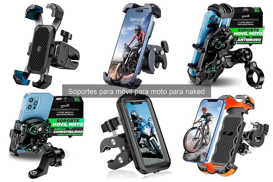 Mantenimiento de Soportes para Móvil en Motos Naked