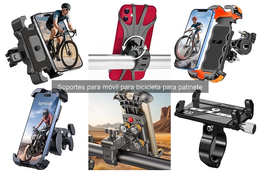 Mantenimiento y cuidado de soportes para móvil en bicicleta