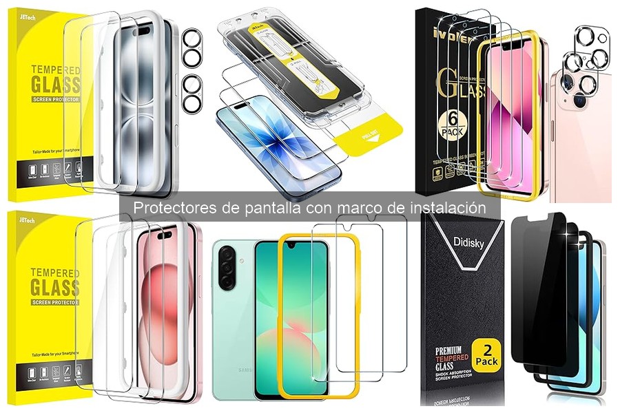 Mantenimiento y cuidados de protectores de pantalla con marco