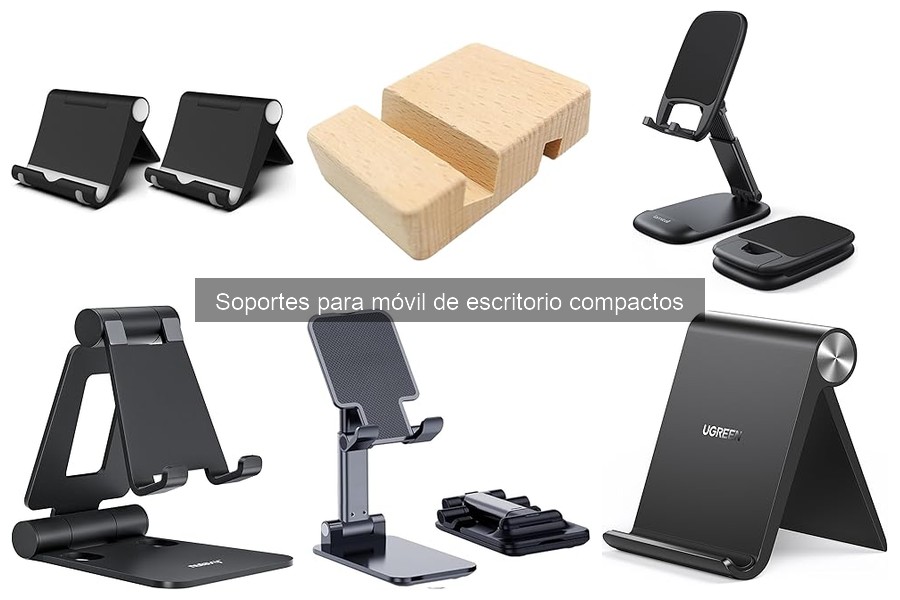 Mantenimiento y limpieza de soportes para móvil de escritorio