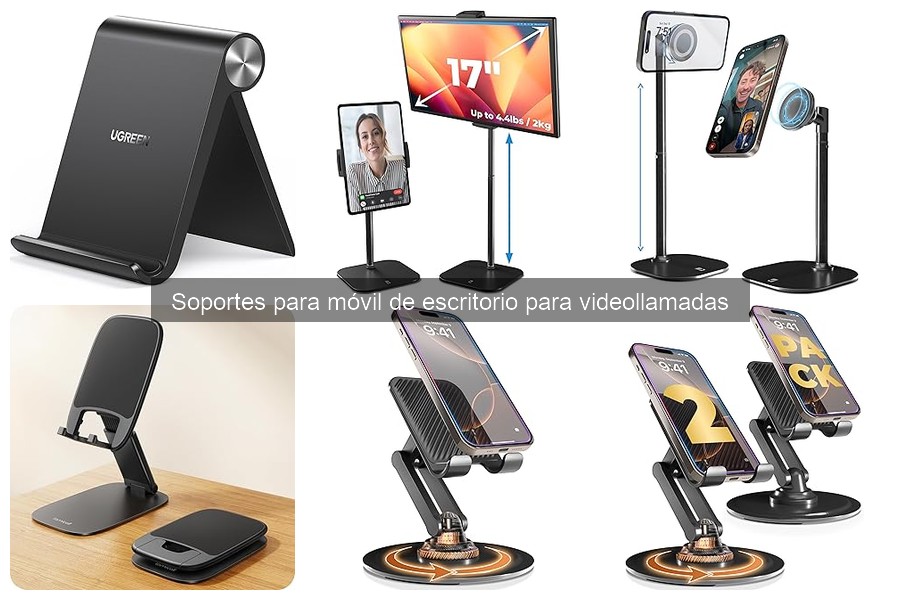 Materiales más duraderos para soportes de móvil de escritorio