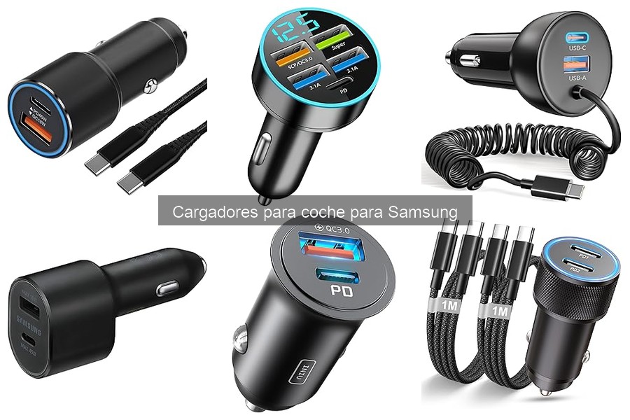 Mejor cargador de coche para Samsung ideal para videojuegos
