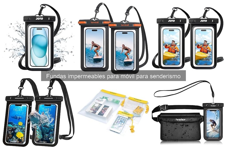 Mejor funda impermeable para móvil según tipo de senderismo