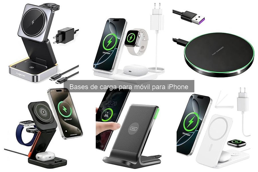 Mejora tu experiencia con bases de carga para iPhone
