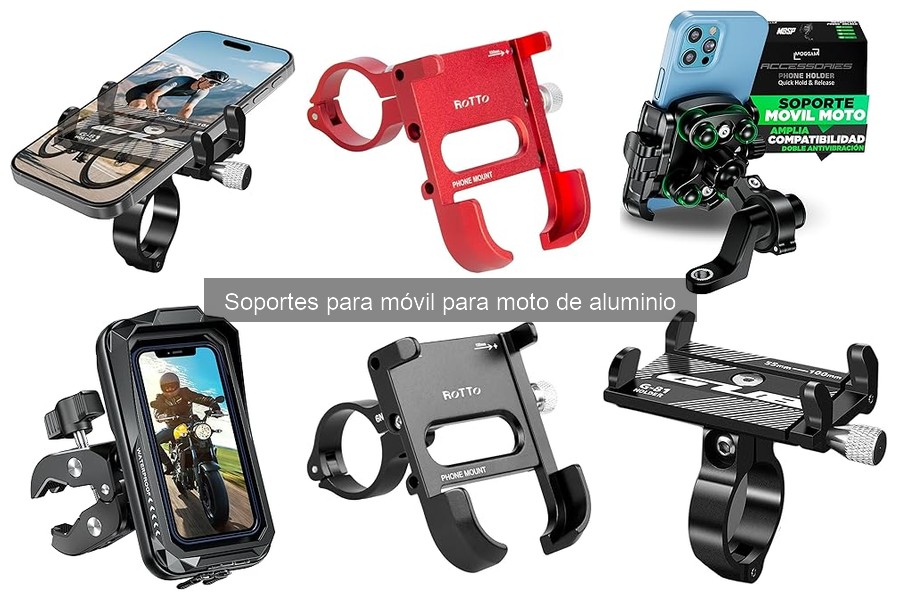 Mejora tu experiencia con soportes de aluminio para móvil en moto