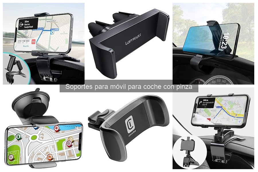 Mejora tu soporte para móvil en coche con estos accesorios