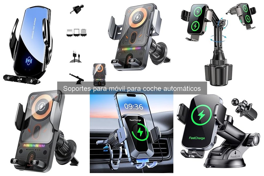 Mejores accesorios para complementar tu soporte automático de móvil