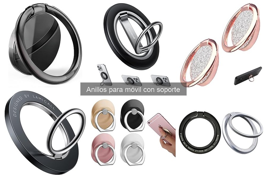 Mejores anillos para móvil con soporte según usuarios