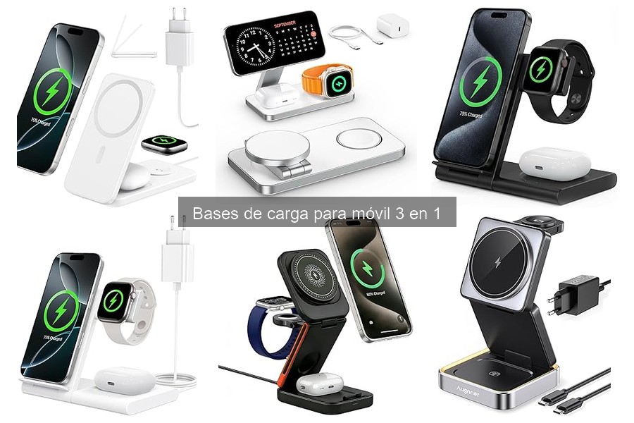 Mejores bases de carga 3 en 1 para iPhone en 2023