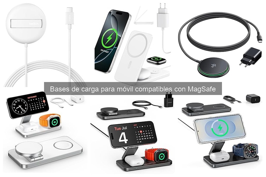 Mejores bases de carga MagSafe para iPhone en 2023