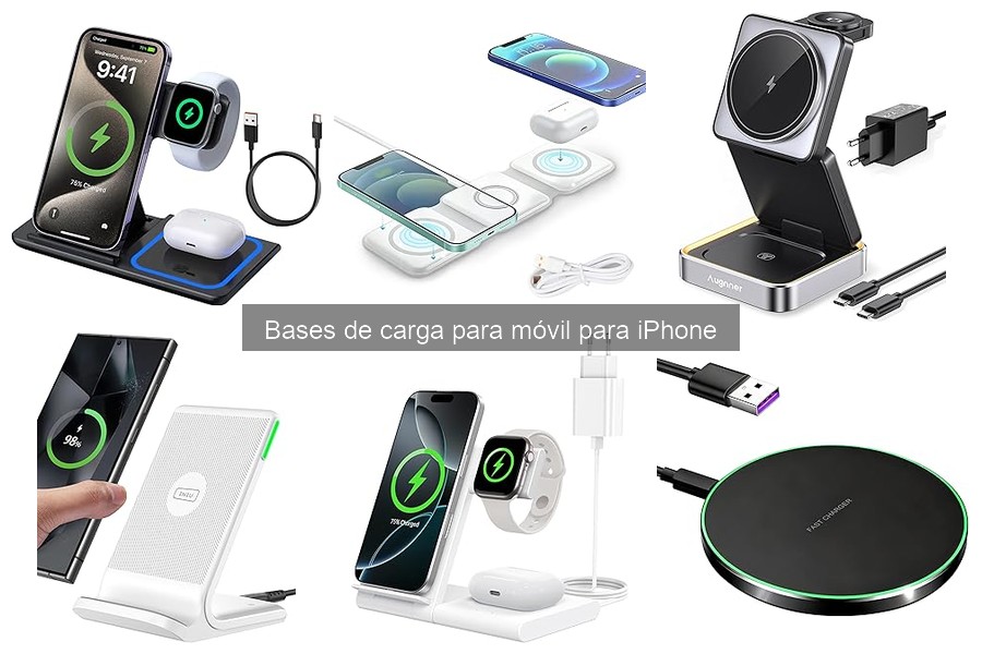 Mejores bases de carga para iPhone en 2023: Comparativa