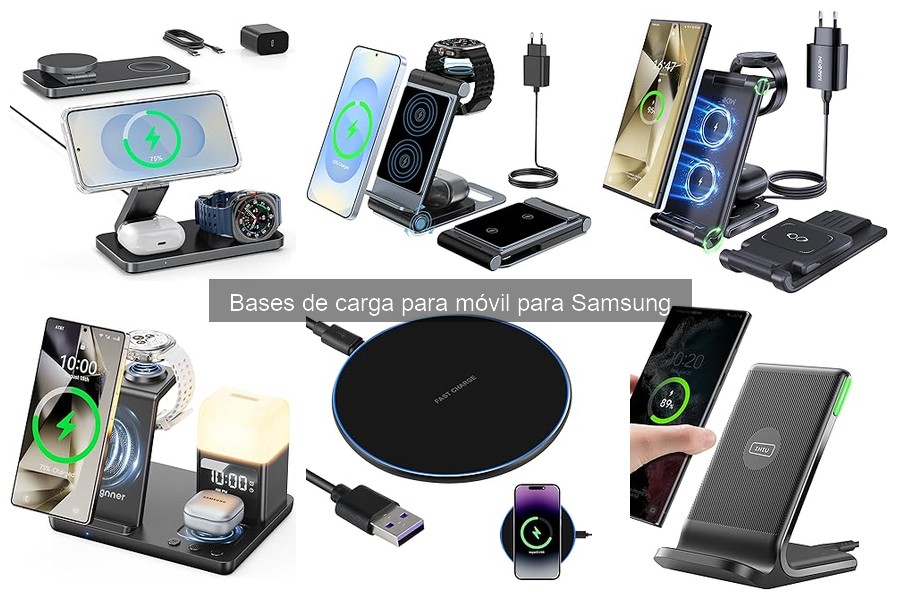Mejores bases de carga para móviles Samsung: comparativa