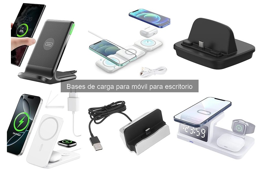 Mejores bases de carga para móviles según tipo de dispositivo