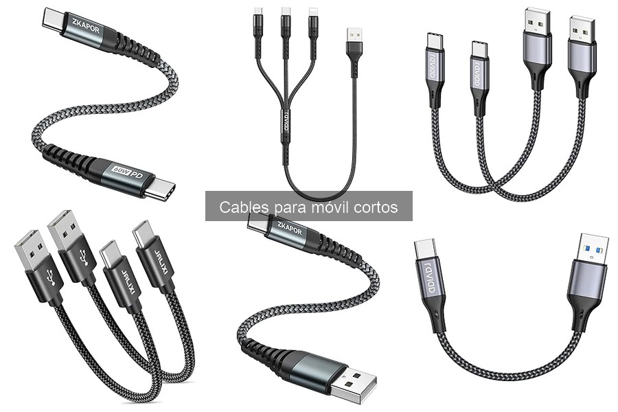 Mejores cables cortos para móviles en 2023: Comparativa