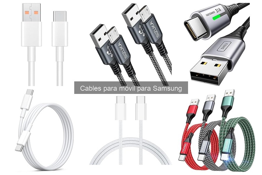 Mejores cables para móvil Samsung: comparación y recomendaciones