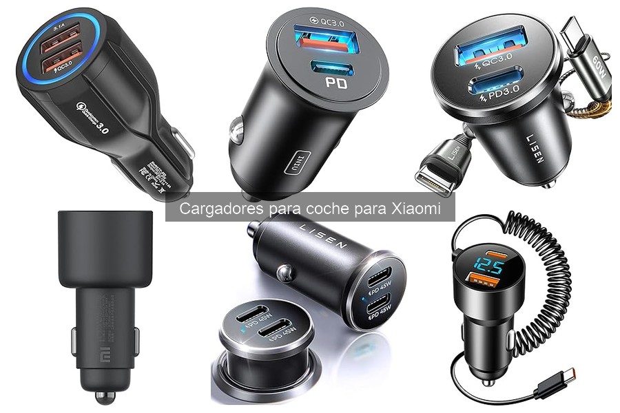 Mejores cargadores de coche para Xiaomi: comparativa y opiniones